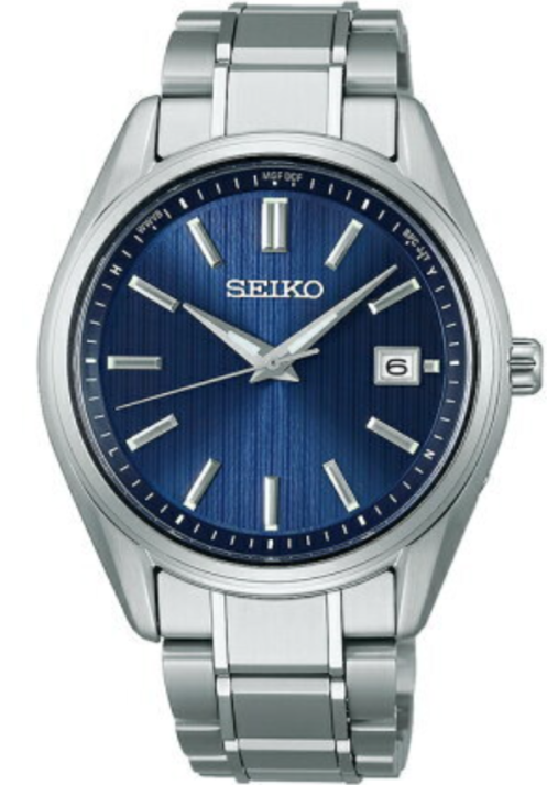 【未使用】SEIKO コレクションボックス ネイビー SEIKO Selection S Premium SBTM339 Navy Blue Men's Watch New in Box