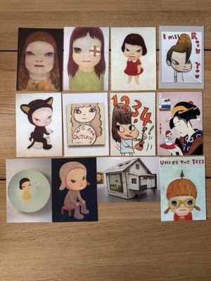 Yoshitomo Nara Official Exhibition 2025 12 Postcard Set London UK