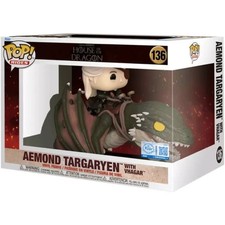 Funko Pop! Rides Deluxe - House of the Dragon #136 Aemond Targaryen w/ Vhagar SE