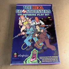 Vintage 1986 The Real Ghostbusters Colorforms Play Set 