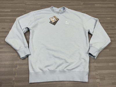 Puma Better Classics Sweatshirt Mens Size Small 621323 Icy Blue Long Sleeve $60