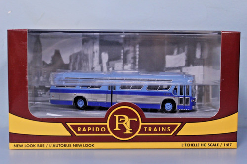 Autobús Rapido 753147 HO 1/87 New Look (De lujo): Nueva York MTA - Azul: #6428 | Zustand: New