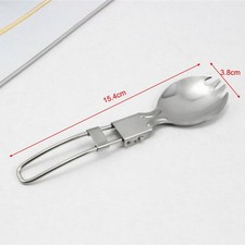 Titanium Lightweight Folding Spork SLV-06 - O...