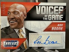 2014-15 Panini Threads Ron Boone #12 Voices of the Game /299