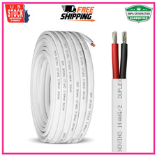 14 Gauge Marine Wire,100ft 14 AWG 14/2 Duplex Marine Grade Wire Tinned Copper...