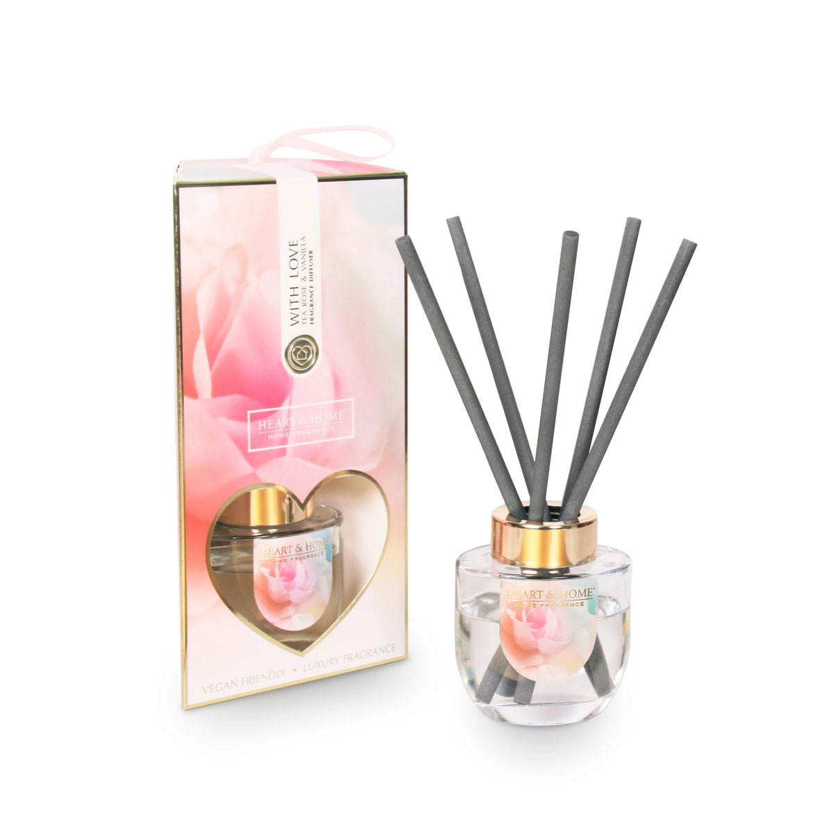 Diffuseur à bâtons Avec Amour Heart and Home pour une ambiance salon cosy