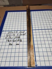 Black and White Ebony  Wood turning  blank  1 3/4" x  1 1/8" x  29 3/ 8 " EBW298