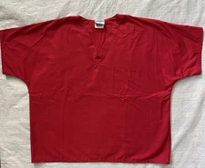 Landau XXL Scrub Top Red , Medical, Uniform 