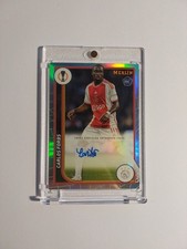 Topps Merlin 2023-24 Carlos Forbs Auto Ajax Amsterdam Parallel Refractor RC Rare