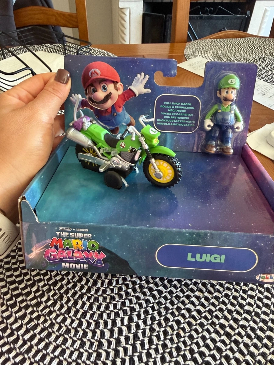 Luigi con Moto Pull-Back Super Mario Galaxy Movie Nintendo