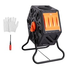 VEVOR Composteur de Jardin Rotatif Bac à Compost 70 L Extérieur Déchets Cuisine