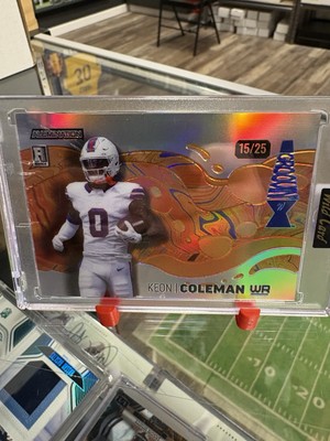 2024 Wild Card Alumination Keon Coleman 15/25  SSP Bills Groovin  Lava Lamp RC