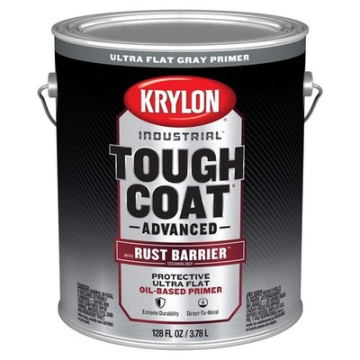 KRYLON K00821008 Primer,Flat Sheen,1 gal,Base Solvent 810RY5