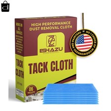 Professional Grade Tack Cloths - 6 Pack of Anti-Static Cotton Cleaning Rags