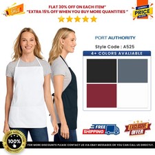 Port Authority A525 Unisex Adults 65/35 Cotton/Polyester Medium Length Apron