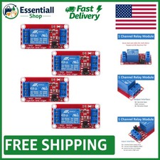 4pcs 1 Channel DC 24V Relay Module with Optocoupler - High/Low Signal Support