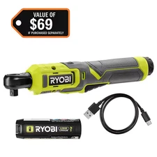 Usb Lithium 3/8 In. Ratchet Kit With 2.0 Ah Battery And Usb Charging Cable-FVRC5