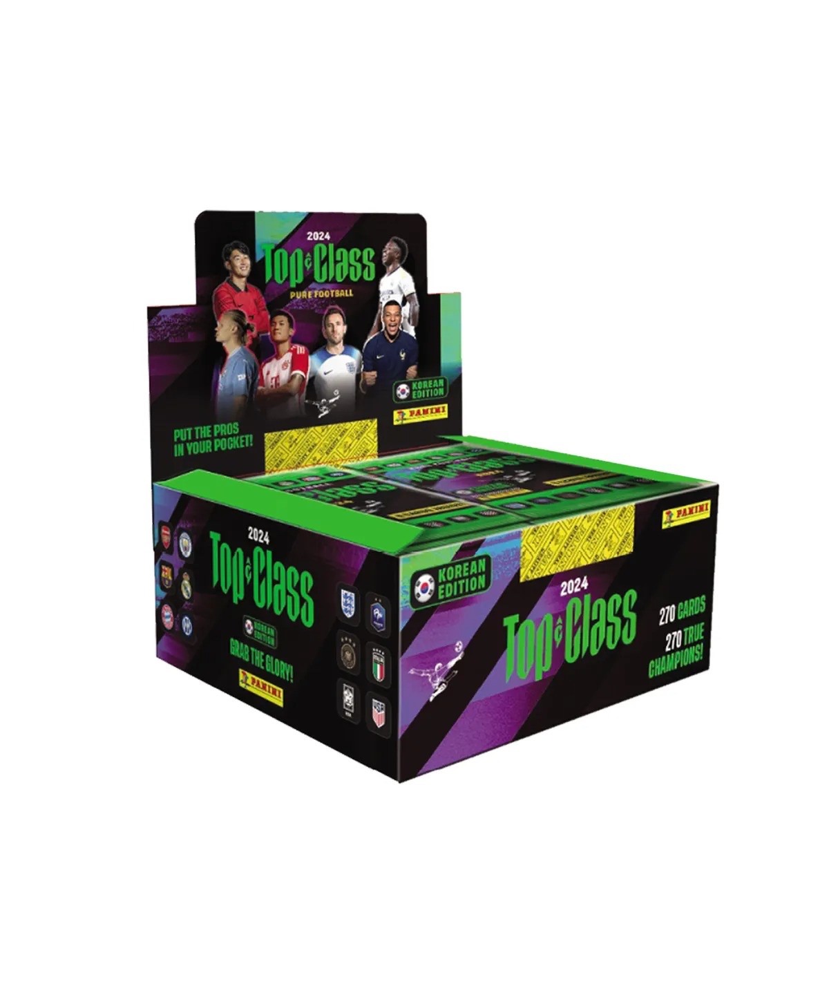 Panini 2024 Top Class Football Trading Card Box - Korea Edition 24 Packs SEALED