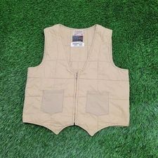Vintage 90s Cabelas Hunting Zip Vest Large 21x21 Crop