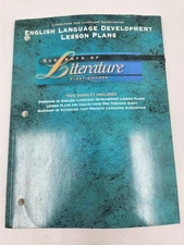 Elements of Literature First Course English Language Development Lesson Plans