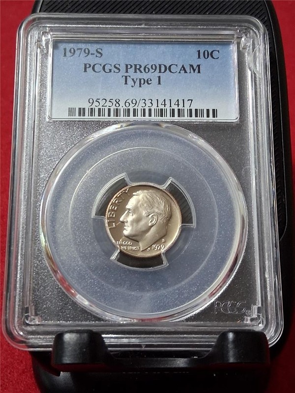 1979-S 10C PCGS PR 69DCAM ROOSEVELT DIME    TYPE 1                      #MF-4180