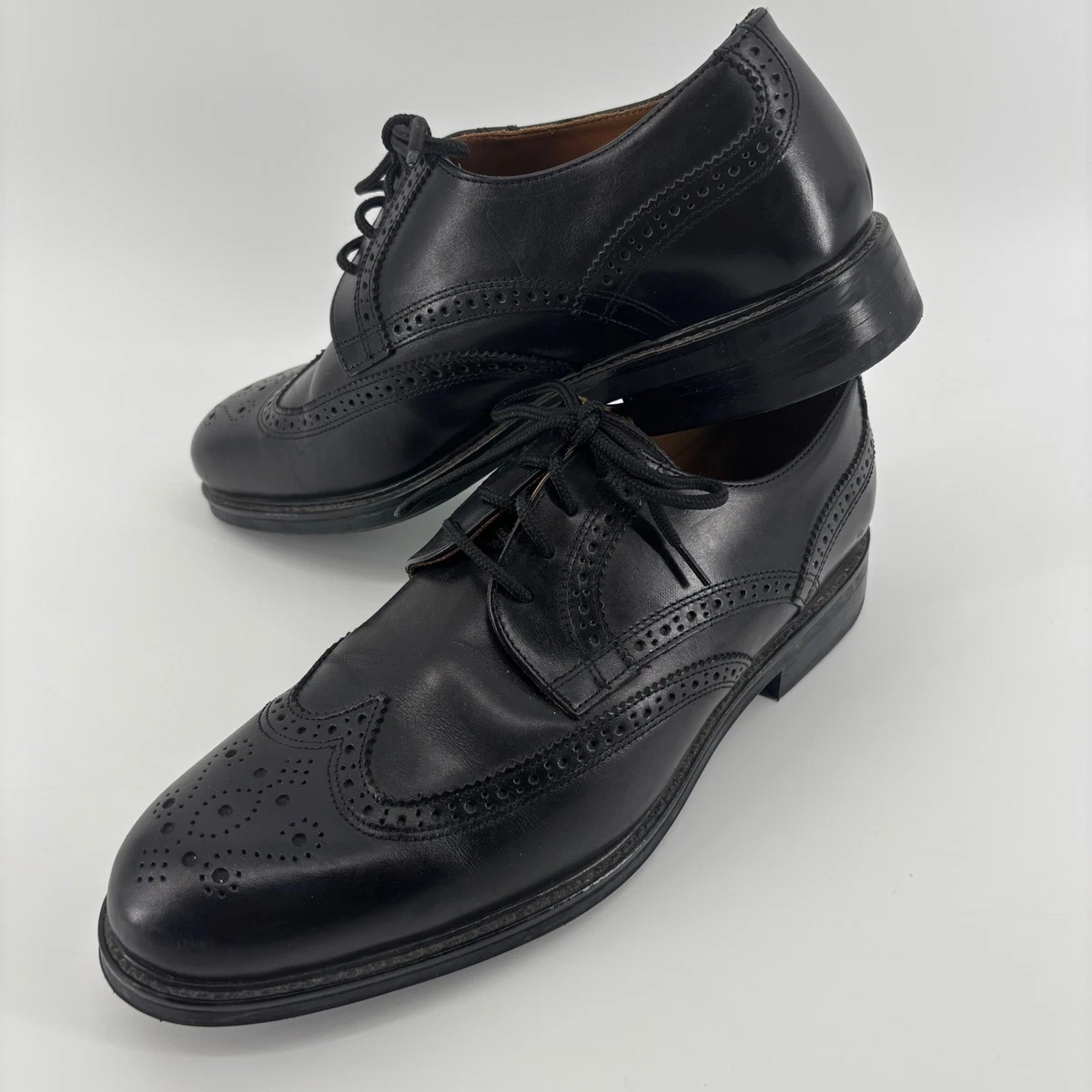 Charles Tyrwhitt Mens Black Leather Tieup Oxford Shoes Size 12 Charles Tyrwhitt Oxfords | Styleforum main image 2