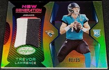 SSP RC JSY #1/25 TREVOR LAWRENCE MIRROR GOLD ROOKIE 🚨2 CLR PATCH 2021 Certified