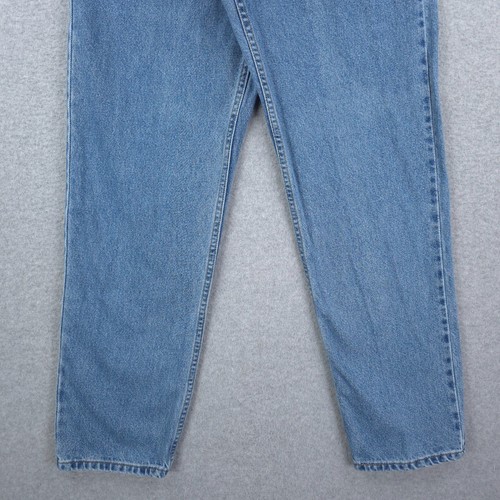 Vintage Levis 550 Jeans Herren 30x30 Blau 90er Relaxed Tapered Denim Etikett Größe 31x30 - Bild 3 von 10