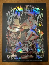 Billy Strings FOIL Poster Louisville KY Weekend KFC Yum Center Hunter S Thompson