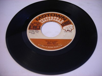 Mary Wells The One Who Really Loves You / Bye Bye Baby 1973 45rpm