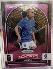 2026 Panini Monopoly Prizm World Cup - Marta #96 Pink Stars  SSP