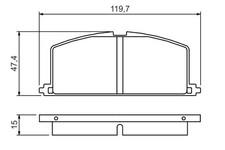 Kits de frein Toyota TERCEL