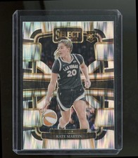 Kate Martin 2024 Panini Select WNBA Silver Flash Prizm Rookie Card #22