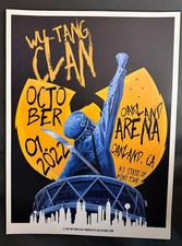 WU TANG CLAN  Original Concert Poster Oakland 2022 NY state Of Mind Tour