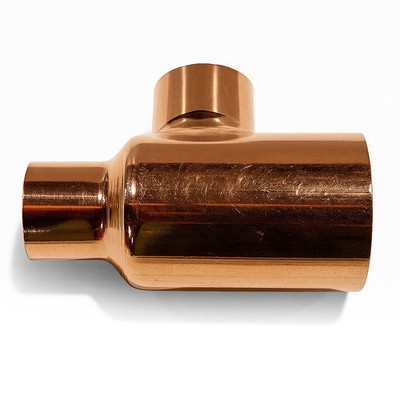 2x Westco 35 x 22 x 22 mm Kupfer Reduzier-T-Stück EF27