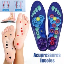 Magnetic Arch Support Insoles EVA Massage Shoe Inserts Breathable Comfort Pads