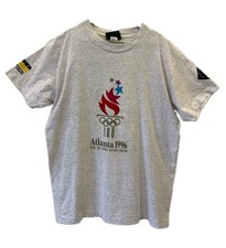 Vtg 1996 Atlanta Olympics T-Shirt Large 100th Turner Originals USA Made 90s #233