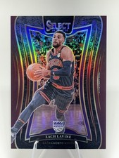 2024-25 Panini Select Zach LaVine RED Prizm Card SP #/85 Mezzanine Bulls, Kings!