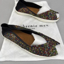 Bernie Mev Woven Comfort Platform Flats US 8/8.5 EU 39 Festive Casual Summer New