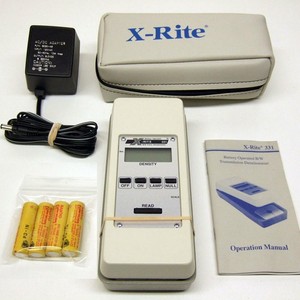 X-rite 331 Transmission Densitometer Battery Operated B/W Xrite Excellent Cond.