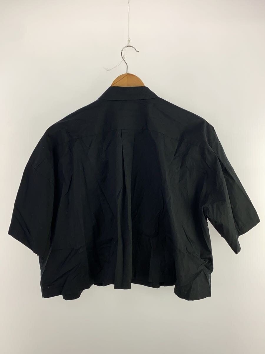 ALTRA FACETASM Altro Nastro Camicia Manica Corta 1 Cotone Nero Tinta Unita