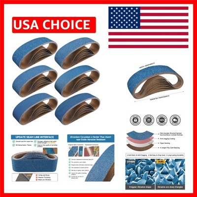 Versatile 10-Pack 4x36 Inch Zirconia Sanding Bands - Coarse Grit Selection