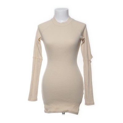 The Kript, Rollkragenkleid, Größe: S, Beige, Baumwolle/Polyester, Einfarbig #Snq