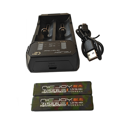 Premium 7/5F6 Nicjoy Gumstick Battery & USB-C Charger Combo Pack