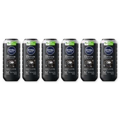 NIVEA MEN Pflegedusche Active Clean 6 x 250ml