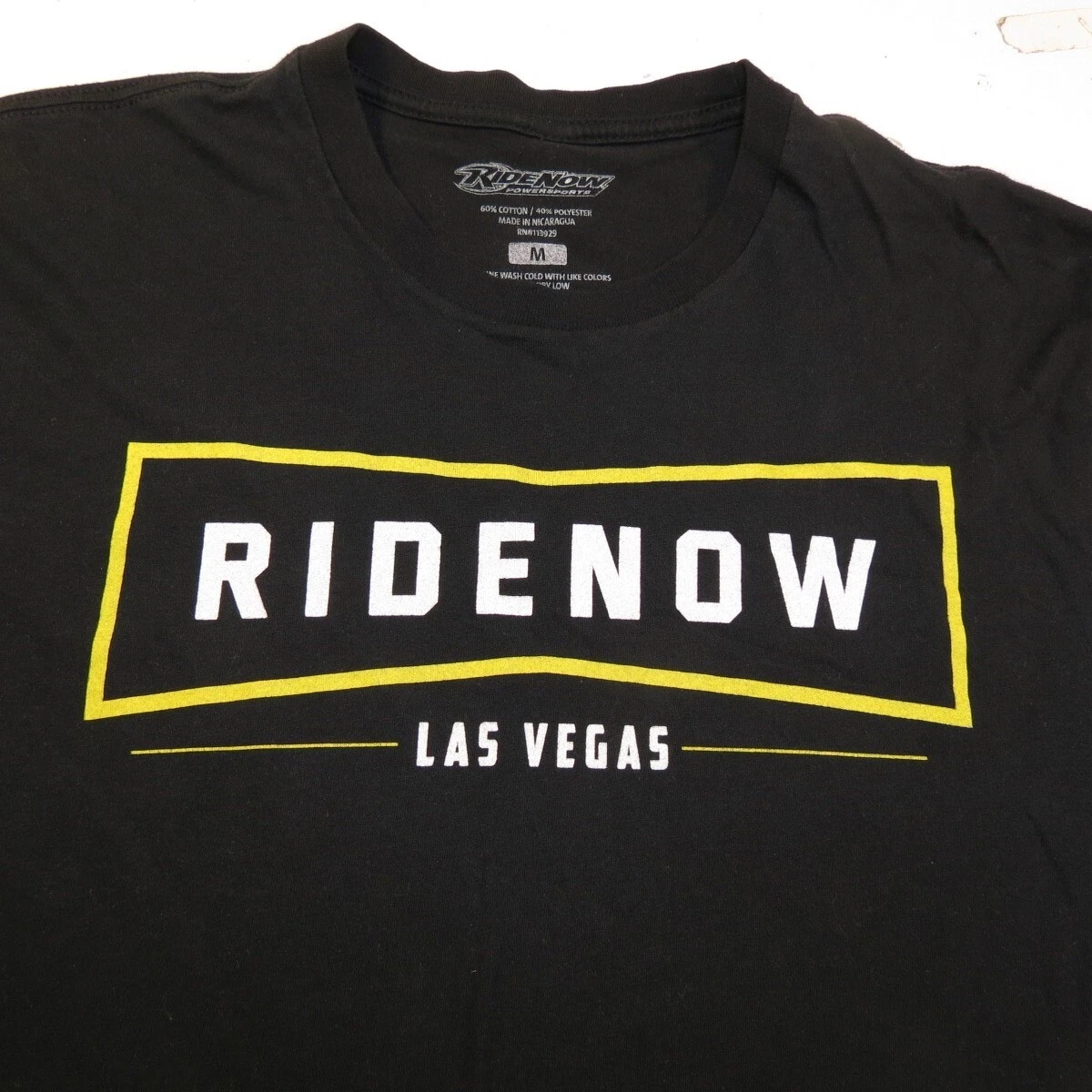 RIDE NOW POWER SPORTS LAS VEGAS MOTORCYCLE MX MOTOCROSS T SHIRT Mens M Black