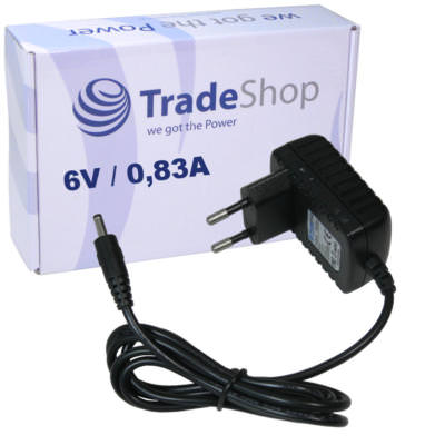 Universal Netzteil 6V 0,83A 3,5mmx1,2mm Stecker - Ladegerät Stromkabel Ladekabel