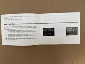 Instruction Booklet Manual ONLY - JEOPARDY - Nintendo NES - Round Seal.