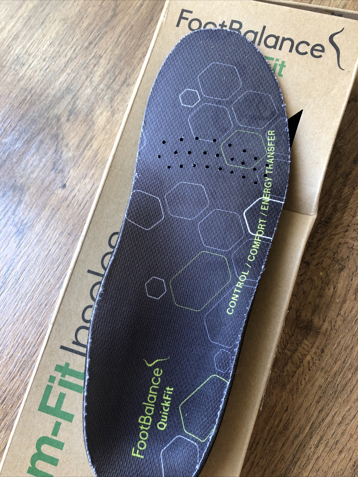 Footbalance Quickfit Control Customfit Insoles Euro 3536 NEW IN BOX eBay