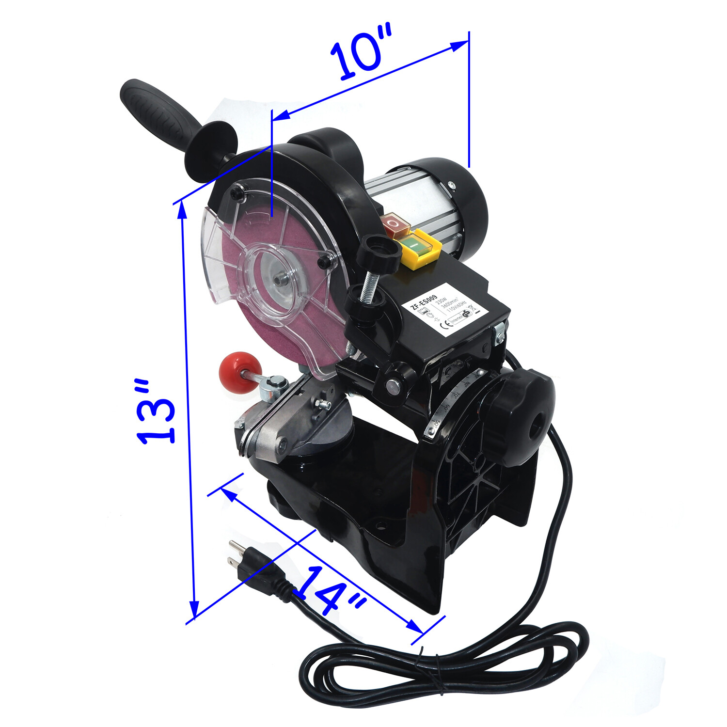 Porfessional Electric Medium Bench Grinder 120V Chainsaw Chain Spitzer Regularnie przechowuj nową pracę